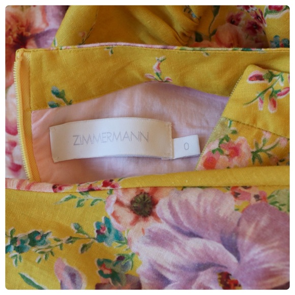 ZIMMERMANN Zinnia Bow Cut Out Mini Dress - Picture 15 of 16